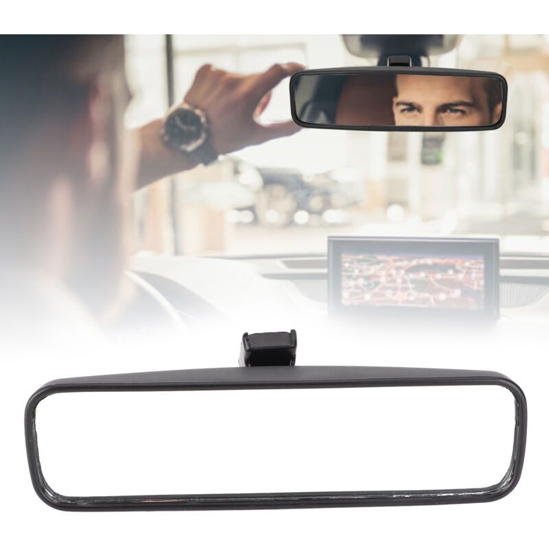 Car Rearview Mirror for Citroen C1, Peugeot 107, Toyota Aygo - Compatible with Clio 3, Saxo 1.4VTS 1.5D 1.0X 1.6VTS 1.1X - ABS 814842