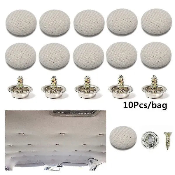 Durable High Quality Replacement Car Headlining Buckles Fastener Clips Auto Fixing Repair Buttons, Made of Steel
