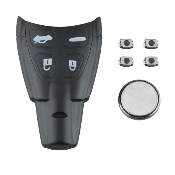 Professional Compatible Saab key, Key shell alarm cover Remote control 9-3 and 9-5, Made of Rubber, Black Color