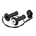 Premium Compatible Motorcycle Throttle Handle Throttle Handle Handle Speed Control, Made of Aluminum, Black Color