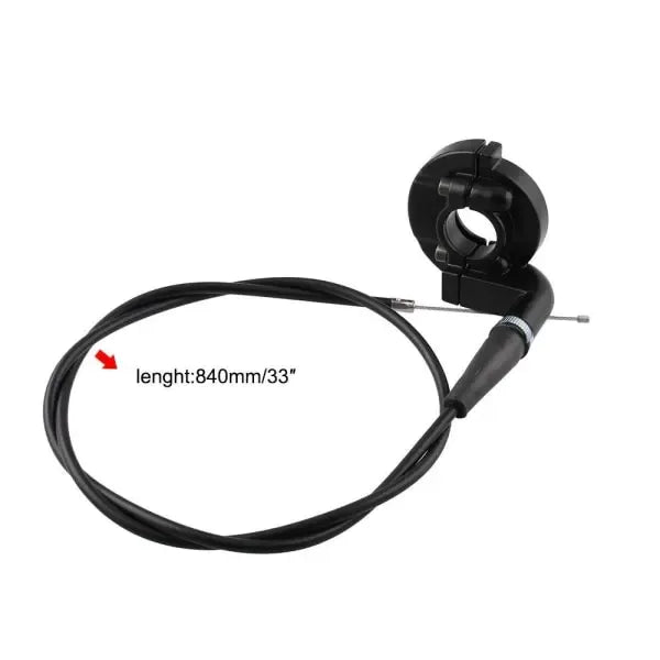 Premium Compatible Motorcycle Throttle Handle Throttle Handle Handle Speed Control, Made of Aluminum, Black Color