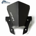 Motorcycle Windshield compatible with YAMAHA MT07 MT-07 FZ-07 2013 2014 2015 2016 2017 Motorcycle Wind Deflector Windscreen MT 07, Made of Aluminum
