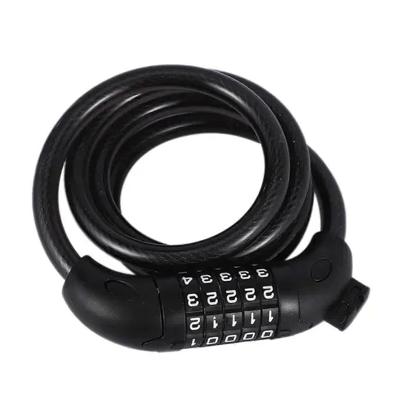 Compatible Anti-Theft Portable Code Lock for MAx G30 for M365 Electric Scooter Lock Accessories_jar, Made of Steel, Black Color
