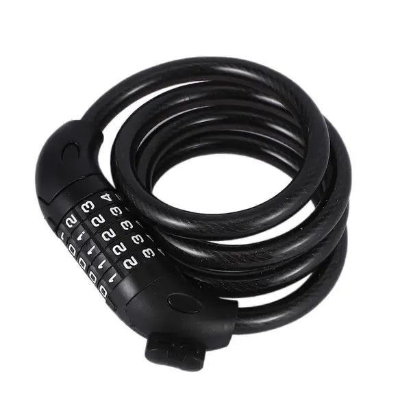 Compatible Anti-Theft Portable Code Lock for MAx G30 for M365 Electric Scooter Lock Accessories_jar, Made of Steel, Black Color