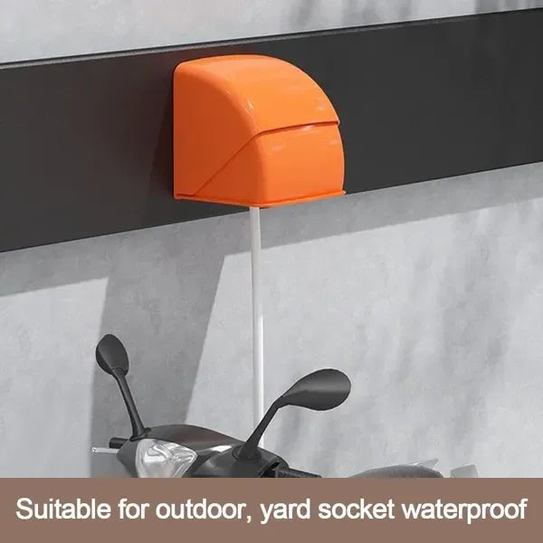 Long Lasting Premium Weatherproof cover Replacement for  outdoor sockets Waterproof socket cover BLACK_ma, Made of Plastic