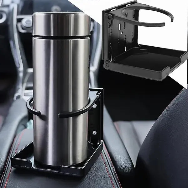 Compatible Mug Drink Holder Foldable Car Cup Holder Water Bottle Holder Front Cup Holder Stand For Car Boat Truck Yacht Suv Rv Van Cup Tray | |-max