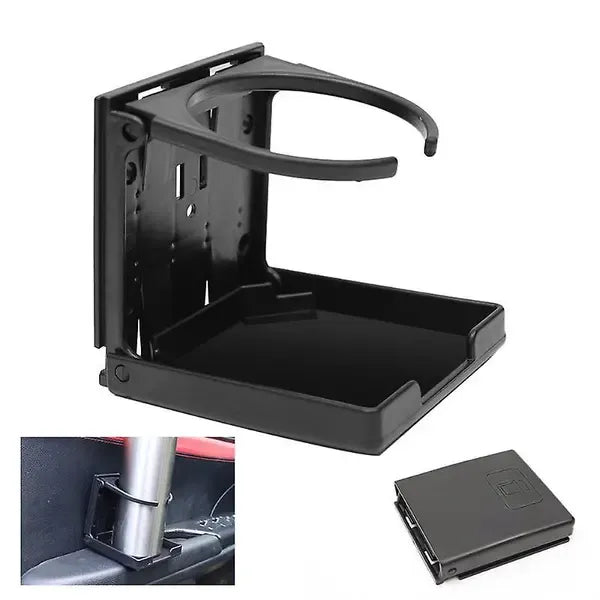 Compatible Mug Drink Holder Foldable Car Cup Holder Water Bottle Holder Front Cup Holder Stand For Car Boat Truck Yacht Suv Rv Van Cup Tray | |-max