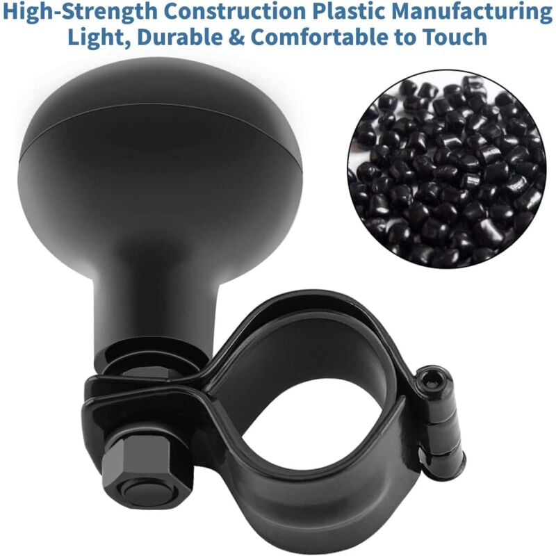 Durable High Quality Replacement Rattkula, Rattkula Traktorklippare Knopp Spinn, Made of Abs, Black Color, Perfect Fit