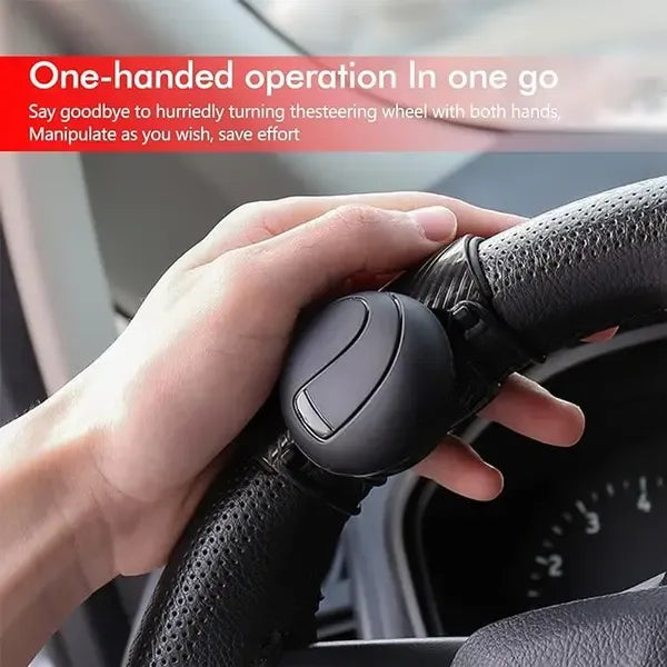 Compatible Universal Steering Wheel Knob Car Control Handle for Cars Boats Black - Perfet_MGF, Easy to Use, Good Performance