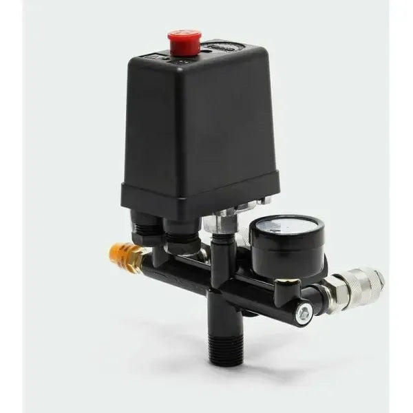 Professional Pressure regulator with pressure switch Replacement for  compressor Pressure switch with 2 displays