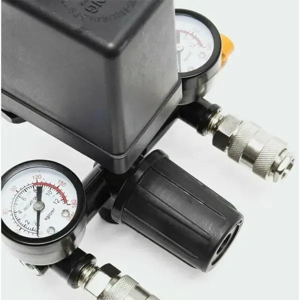 Professional Pressure regulator with pressure switch Replacement for  compressor Pressure switch with 2 displays