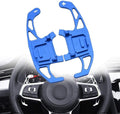 High-performance aluminum gearshift paddles (blue) for Golf Golf 7 R-line (models 2015-2019), Golf 7 GTI (models 2015-2019), Replacement Part