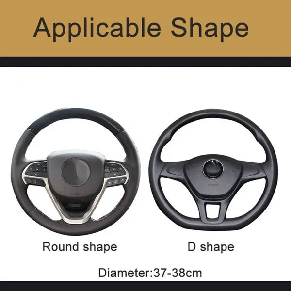 Durable High Quality Leather steering wheel cover Replacement for  carbon fiber steering wheel, PURPLE, Perfect Fit