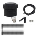 Chain Lubricator Oiler Lubrication System compatible with Suzuki-Kawasaki bike Universal Black【pl】, Made of Aluminum