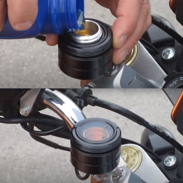 Chain Lubricator Oiler Lubrication System compatible with Suzuki-Kawasaki bike Universal Black【pl】, Made of Aluminum