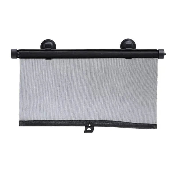 Long Lasting Premium 2-Pack - Sunshade Roller Blind for Car - 40x47 cm, Made of Pvc, Black Color, Easy Installation
