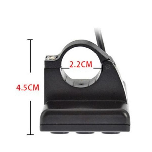 Replacement S866 Electric Bike LCD Screen E-bike Electric Scooter Display Meter Control Panel with Waterproof, Made of Abs, Black Color