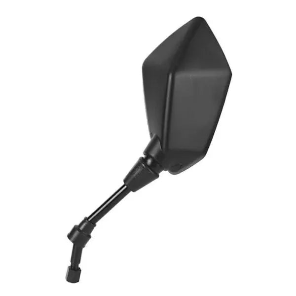 Replacement Rearview Mirrors Pair Universal Motorcycle Modification Rearview Mirror Motorcycle Accessories Black (10mm), Made of Abs