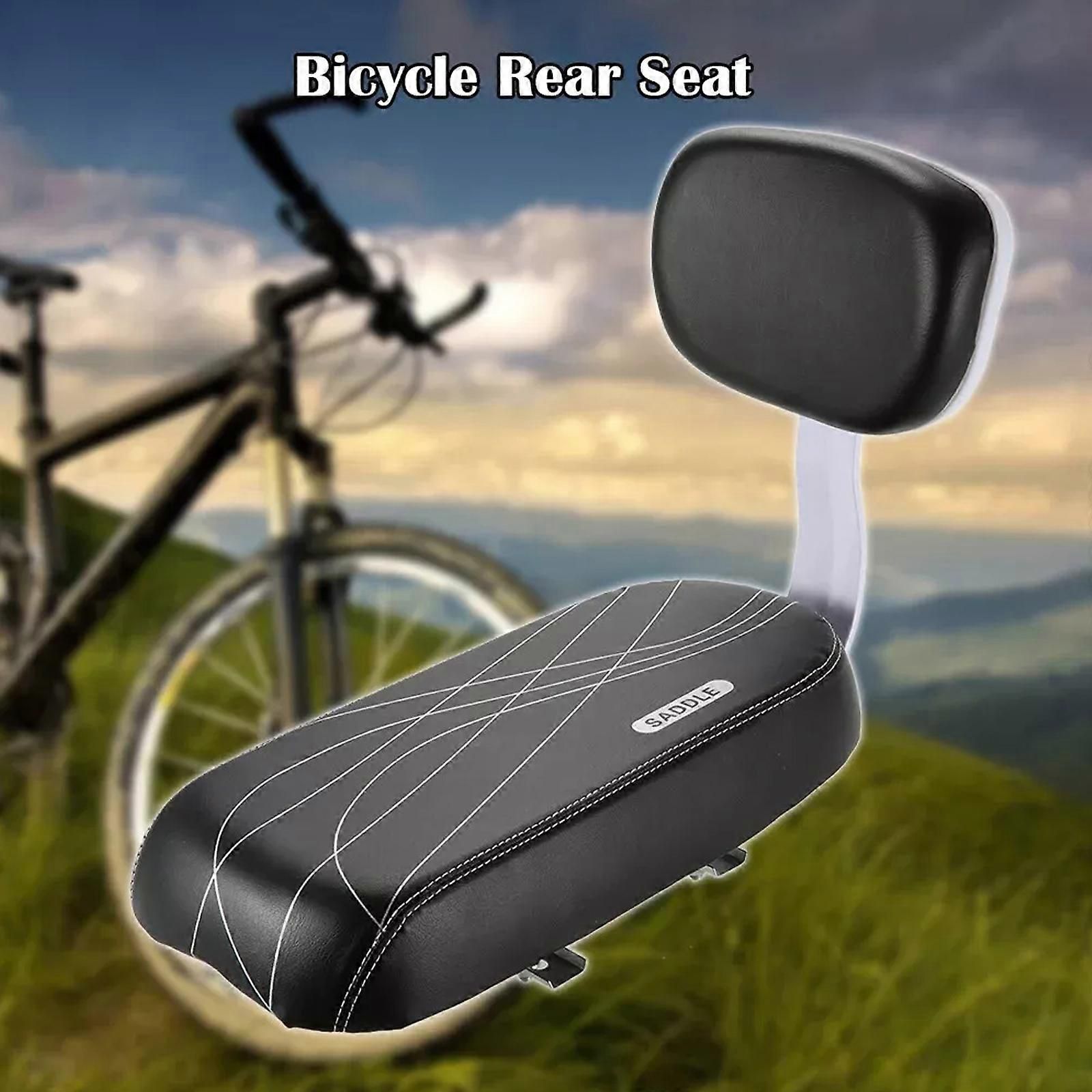 Premium Saddle with Backrest | Child Seat Set | MTB Rear Luggage Carrier | Comfortable & Safe—max_sai, Replacement Part, Made of Iron
