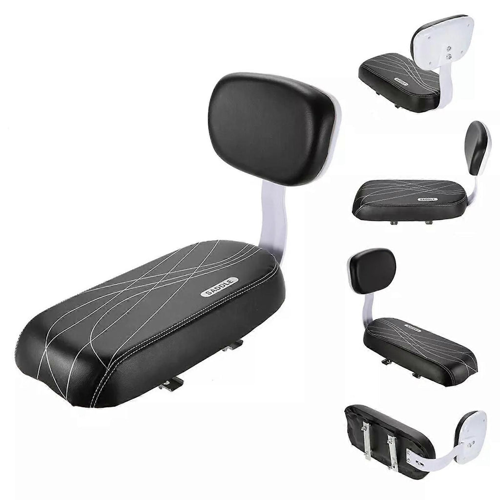 Premium Saddle with Backrest | Child Seat Set | MTB Rear Luggage Carrier | Comfortable & Safe—max_sai, Replacement Part, Made of Iron