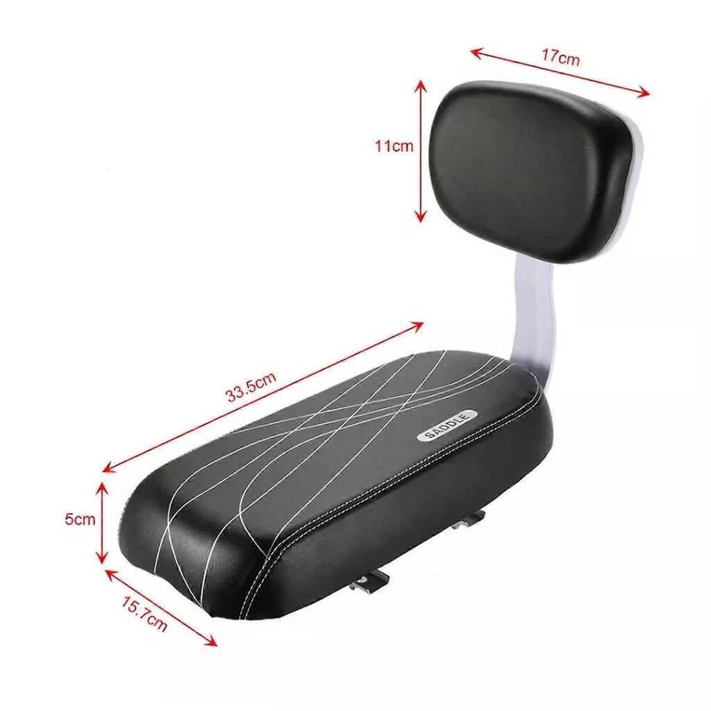 Premium Saddle with Backrest | Child Seat Set | MTB Rear Luggage Carrier | Comfortable & Safe—max_sai, Replacement Part, Made of Iron