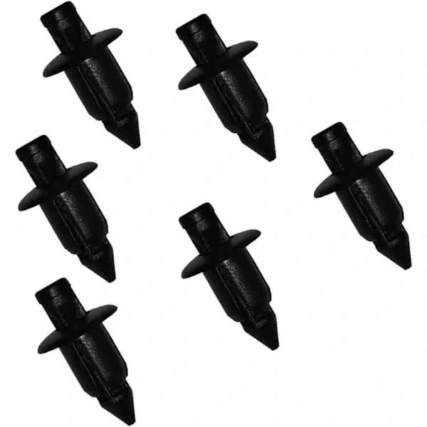 Plastic rivets, Vehicle mounting clips, 50 pcs Body for Yamaha/Suzuki/Kawasaki/Forza, Plastic fairing 6 mm hole, Replacement Part