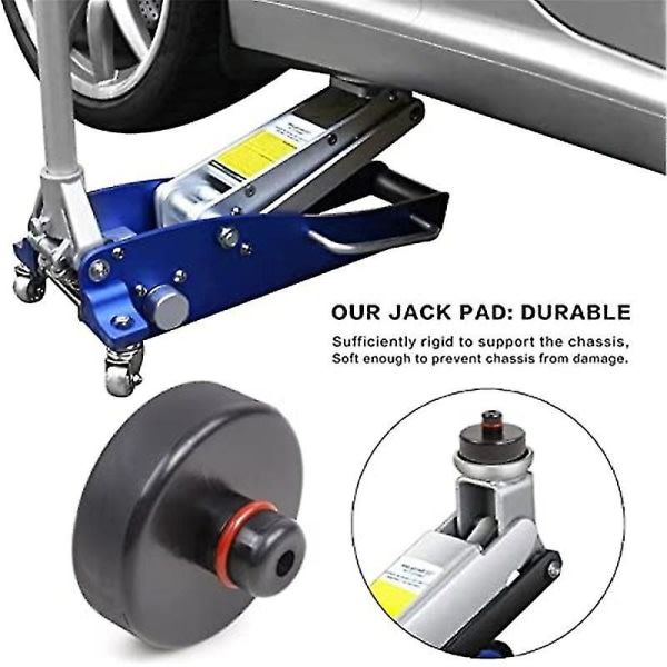 Tesla Model 3 / Y/s/x Jack Pad Pucks Jack Lift Pad Adapter Tool with storage box (protects battery and chassis) null none, Made of Rubber, Black Color