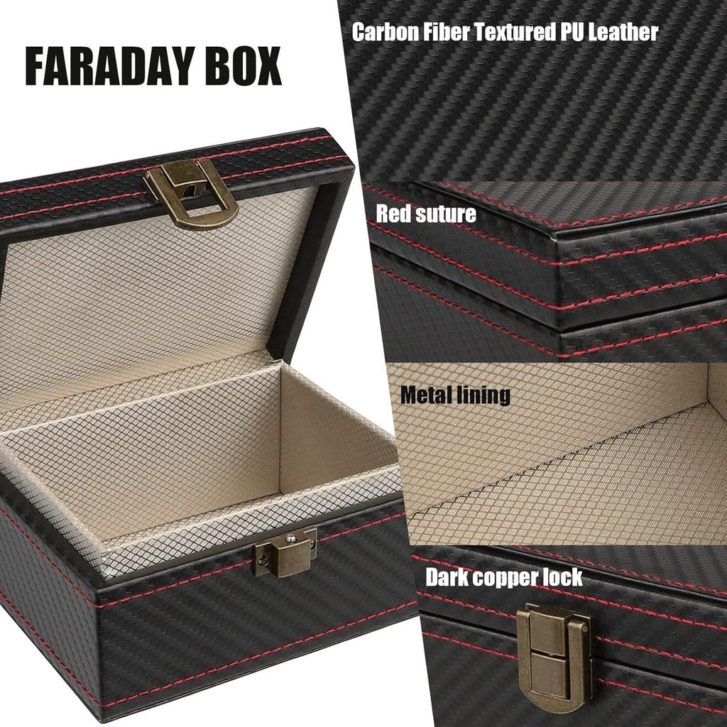 Replacement Car Key RFID Anti-Theft - Protective Cover Box Safe Faraday, Easy to Use, Good Performance, Universal Fit