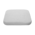 Replacement Memory Foam Seat Cushion with Strap, Slow Recovery, All Seasons, Non-Slip, Washable - Perfect Light Grey Large_tfrf