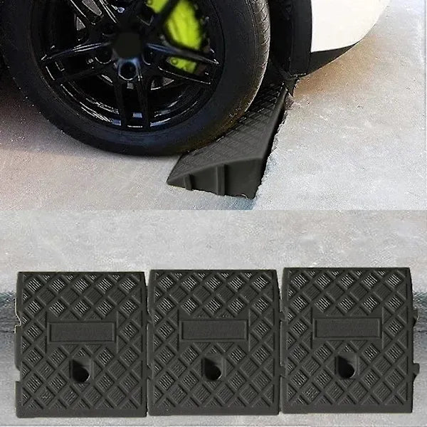 Car ramp for curbs, heavy duty PVC ramps for driveways - Curb ramps for RVs, trucks, shed ramps, pets, threshold ramp for wheelchairs