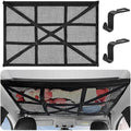 Replacement Car roof storage net 90cmx65cm Universal luggage bag for travel and organization Four armrests., Transparent Color