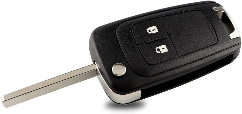Buttons Remote Car Key Case Replacement Fob Compatible with Vauxhall Opel Astra Insignia Vectra Zafira Meriva Mokka Key Shell (With Blade)