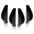 Premium 4pcs - Id.4 Id4 Id 4 Door Handle Storage Box Accessories, Replacement Part, Made of Plastic, Black Color