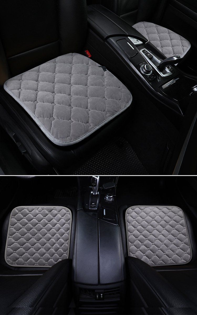 Replacement Seat heating - Car seat heater - Car seat cushions - Universal soft plush car seat covers - Warm seat protectors with, Made of Foam