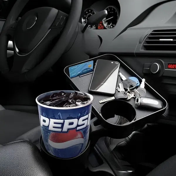 Practical High Performance Compatible Expandable car cup holder, car tray multifunctional cup holder wi, Excellent Performance