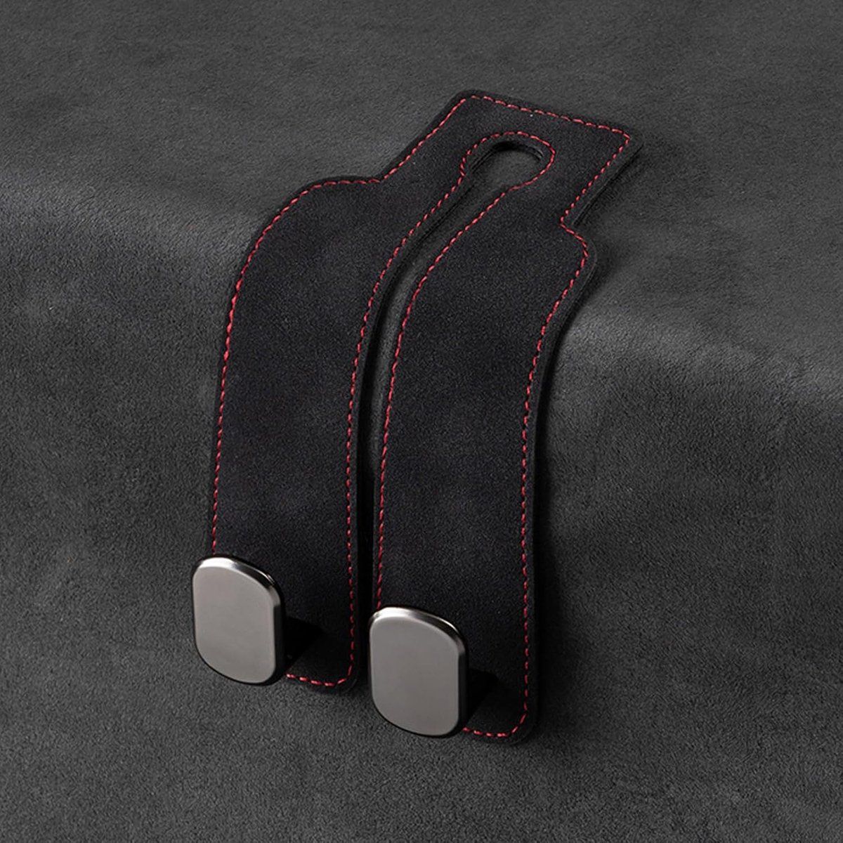 Compatible pcs - 17*4.5*8.5 cm Car Headrest Hooks Multifunctional Leather Seat Organizer Hook for Backrest Interior Accessories For Bags, Purses
