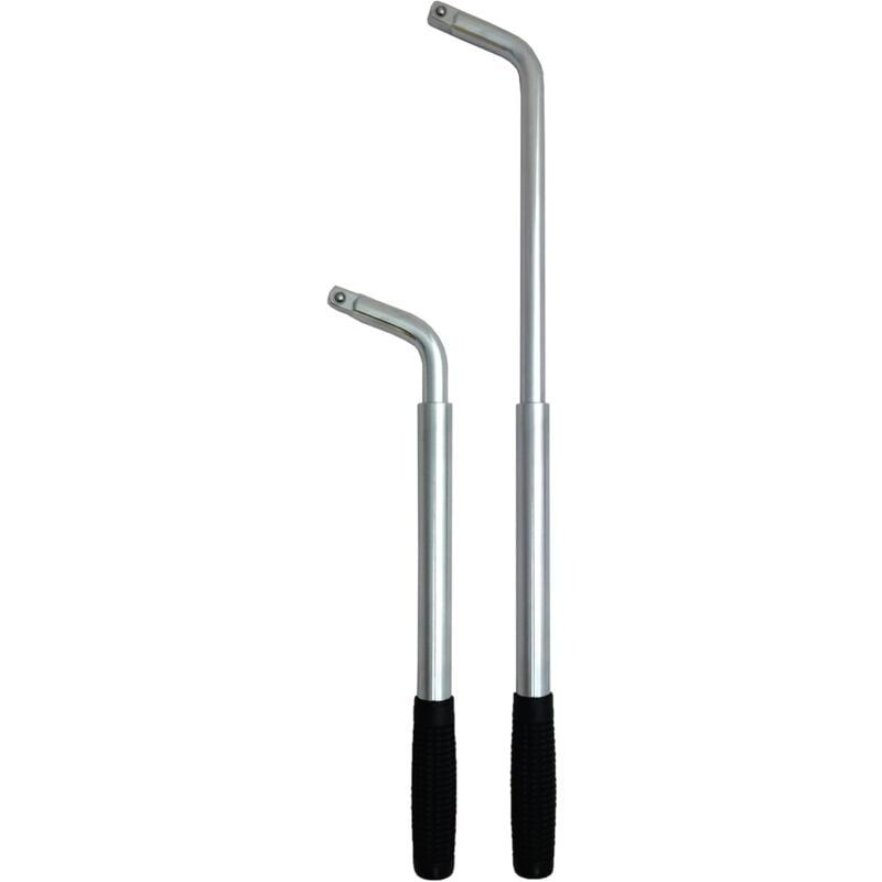 Car Wheel Socket Wrench - Extendable Handle - Socket Sizes: 17mm, 19mm, 21mm, 23mm - Fits All Standard Vehicles