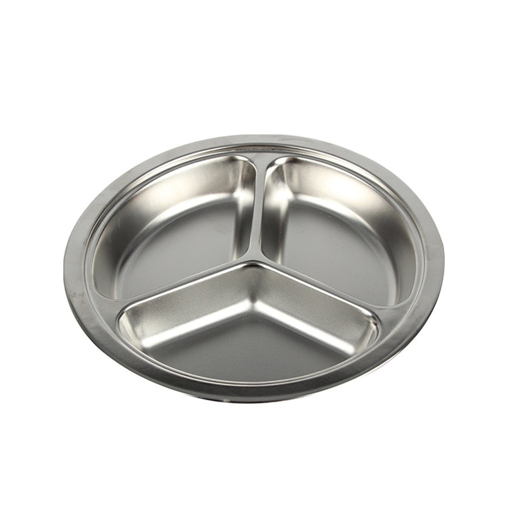 JWDX Cooking Utensils Clearance, Baby Plates – Stainless Divided Plates for Toddlers Dishwasher ，2 Size A