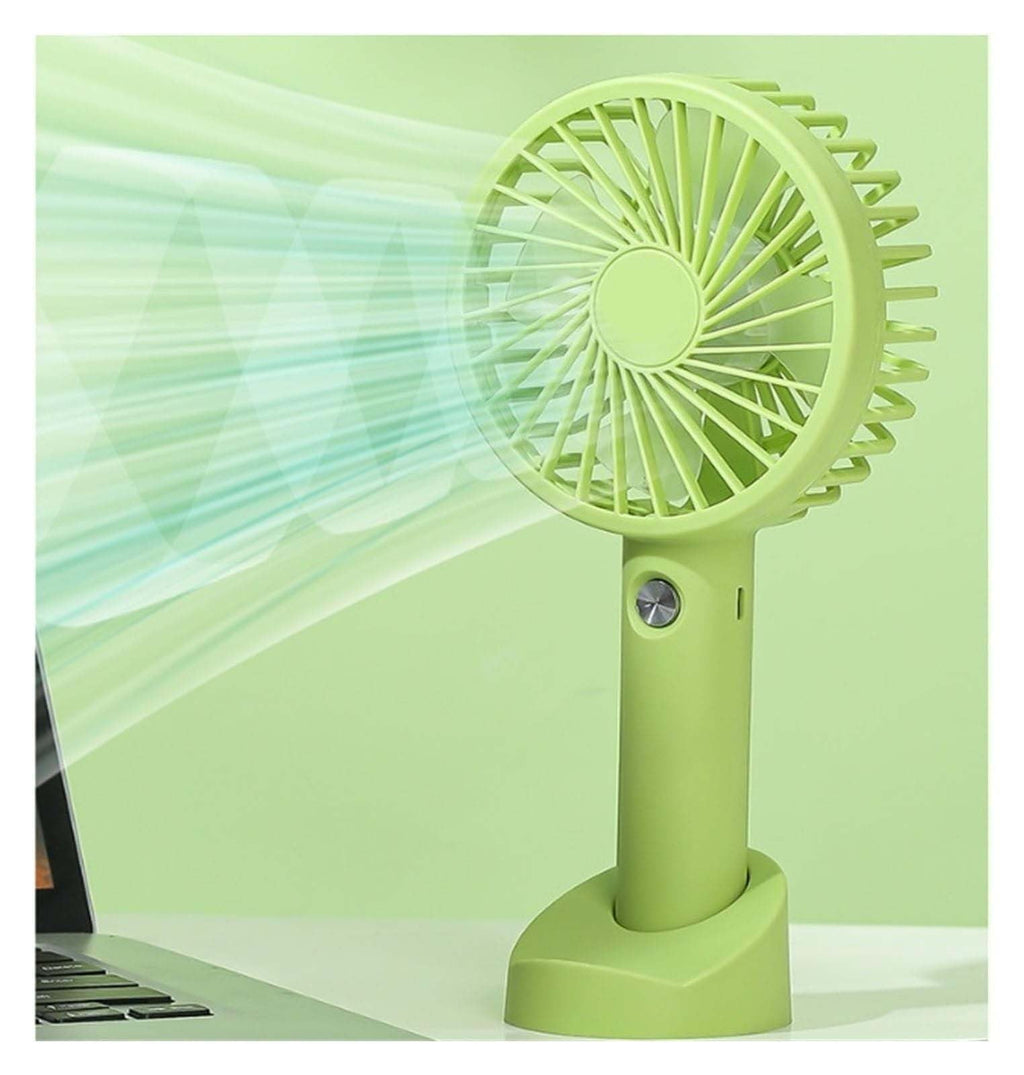 Mini Handheld Fan (White) Jwdx Portable Fan Powerful Handheld Fan Cute Design 3 Speed Personal Small Desk Fan with Base Lightweight Makeup Usb Rechargeable Fan for Stylish Travel Indoor Outdoo One Size A