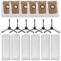 Cecotec Conga 13090 Spin Revol Home Vacuum Filter Dust Bag Side Brush Replacement Kit With 6 Filters 6 Bags 6 Brushes For Efficient Cleaning