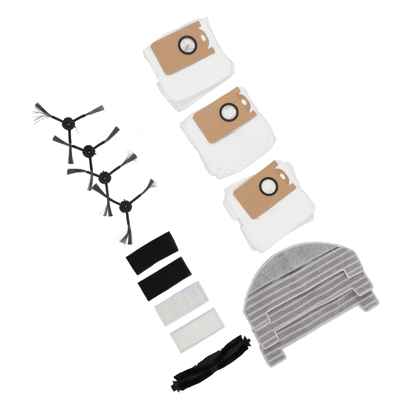 Floor Sweeper Replacement Parts Dust Allergen Filter Set Home Cleaning