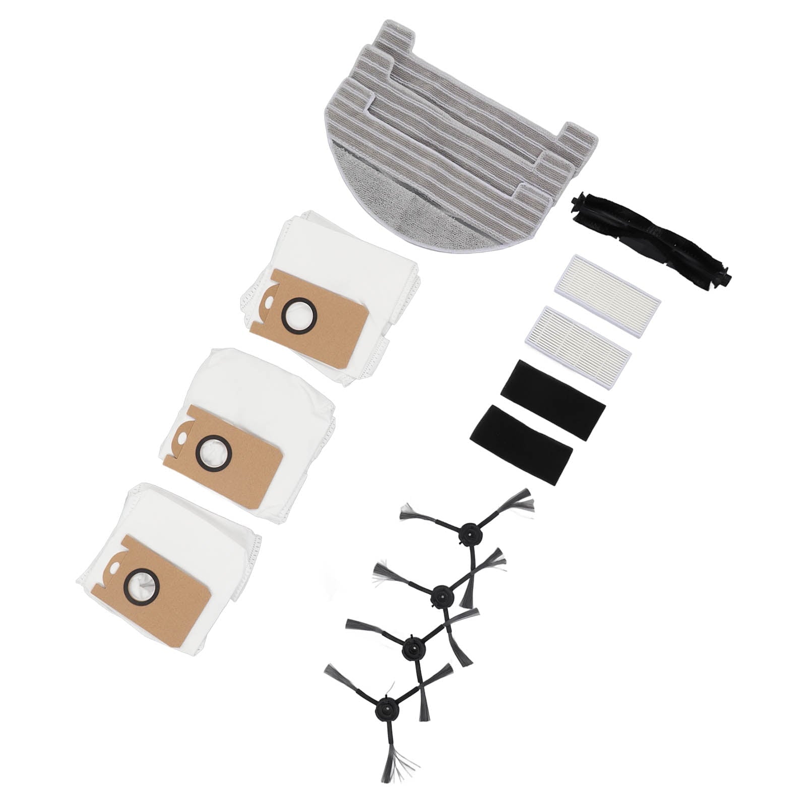 Floor Sweeper Replacement Parts Dust Allergen Filter Set Home Cleaning