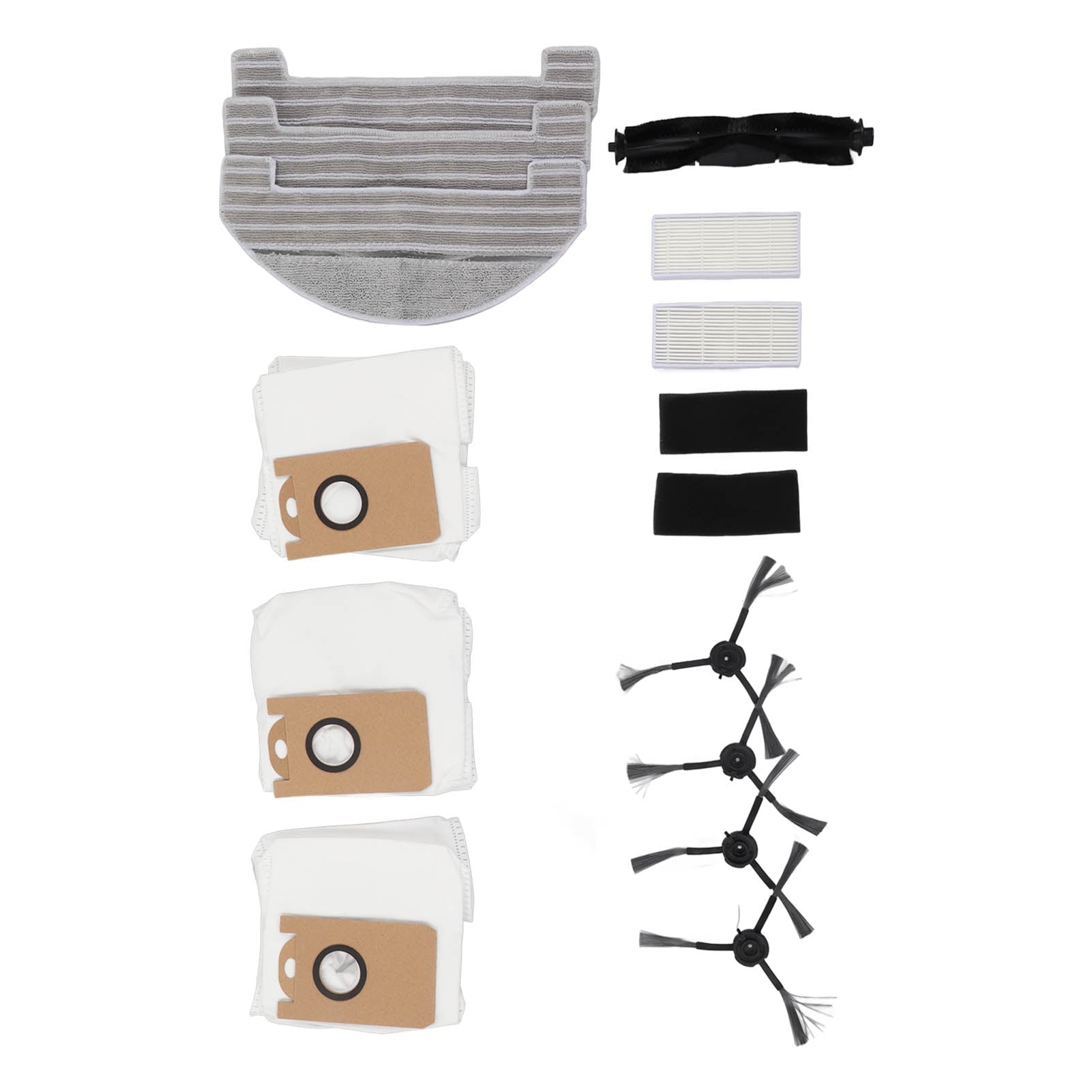 Floor Sweeper Replacement Parts Dust Allergen Filter Set Home Cleaning