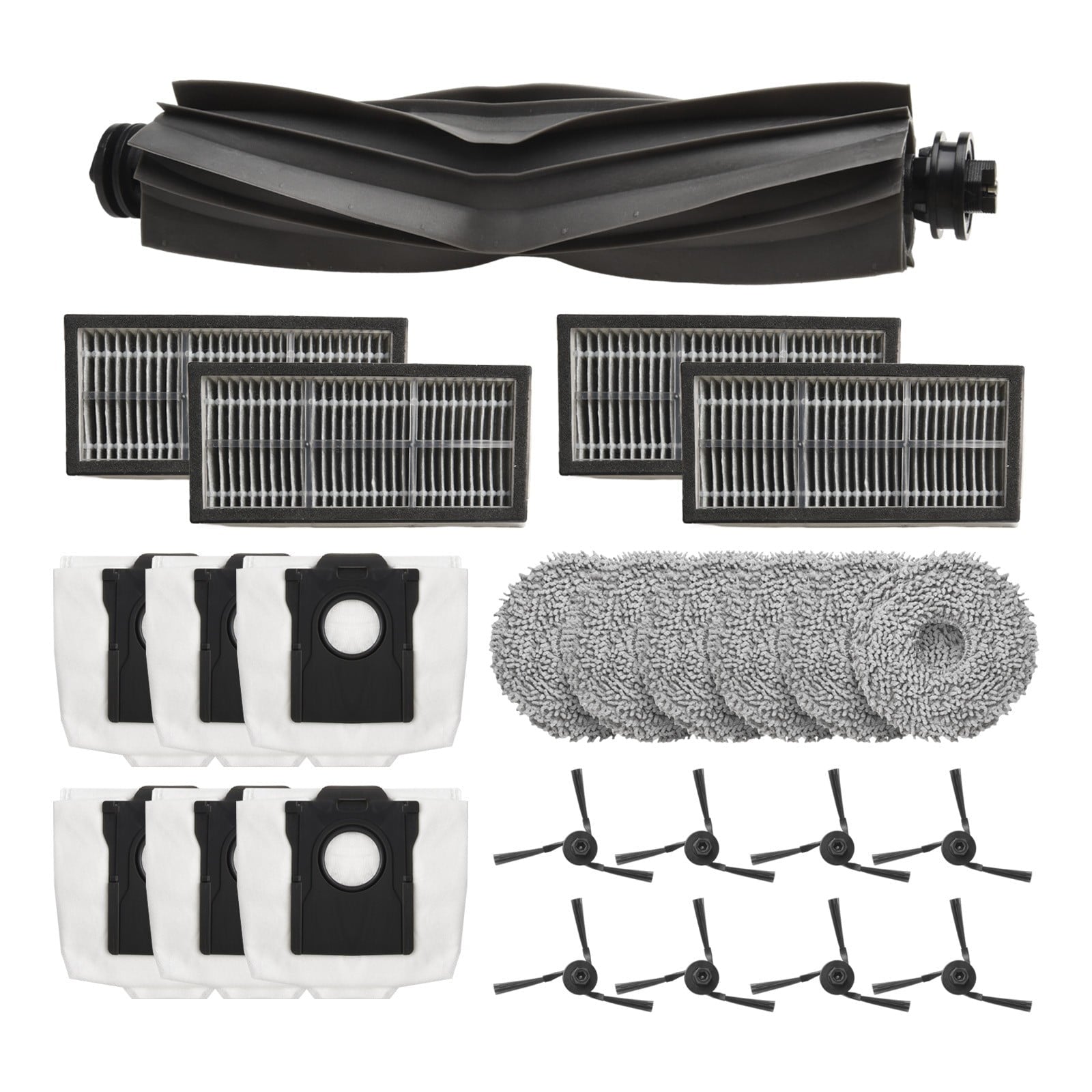 For MOVA P10 Pro For Ultra Robot Vacuum Cleaner Spare Parts Main Side Brush Hepa Filter Mop Cloth Dust Bag Accessories B