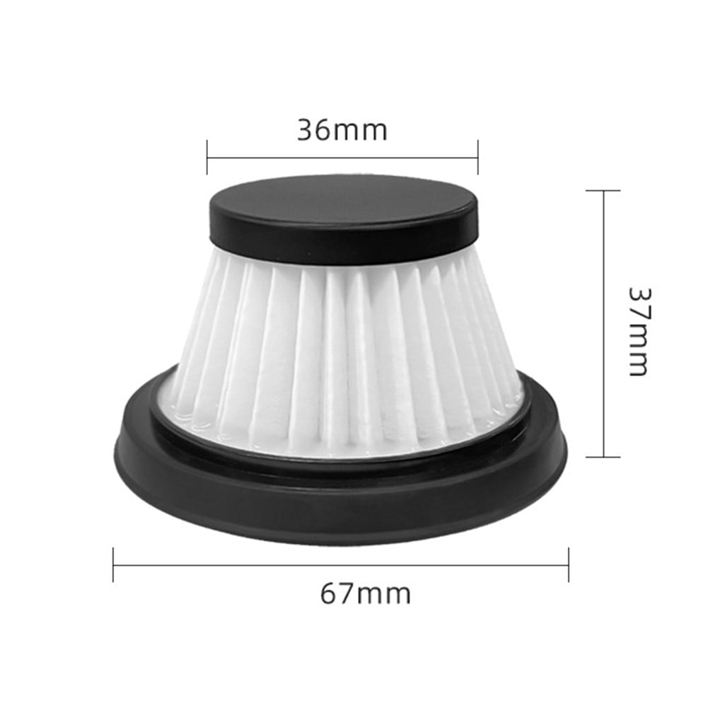 Luolandi  4PCS Washable & Reusable Replacement HEPA Filter High-Efficiency Filtration For Duck Compact-Cordless Vacuum Cleaner Parts