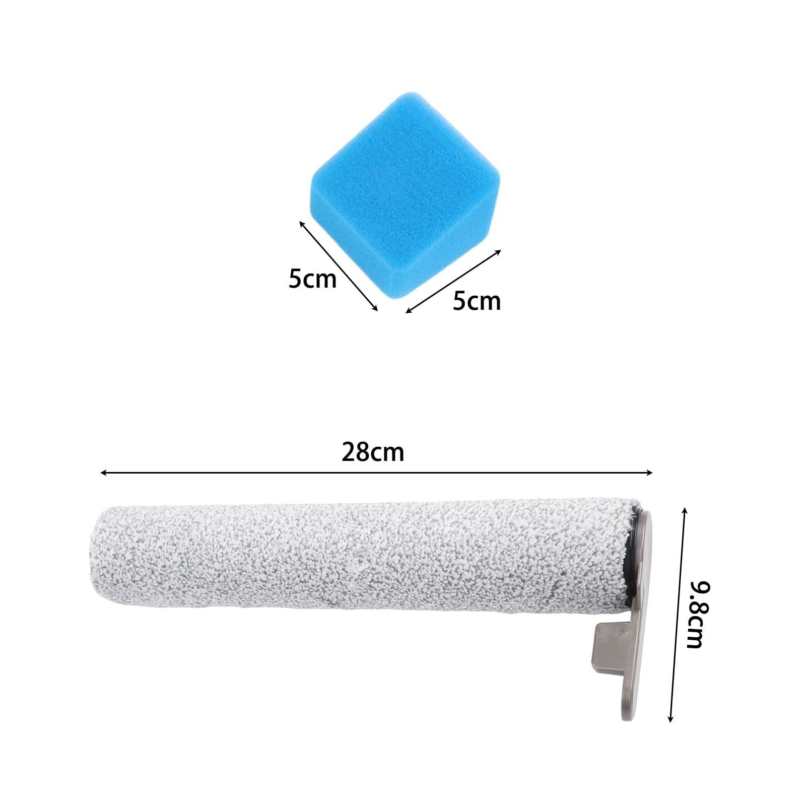 Roller Brush Filters Kit For JONR ED12 Pro Cordless Wet And Dry Vacuum Cleaner Household Cleaning Appliance Accessories A