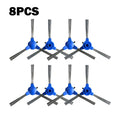 8Pcs Side Brushes For Ionvac Smartclean 2000 Robovac Vacuum Cleaner Household Vacuum Cleaner Brush Replace Attachment As Shown
