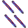 4pcs Roller Brush Compatible for 480y/ H50 Floor Main Brush Sweeper Accessories