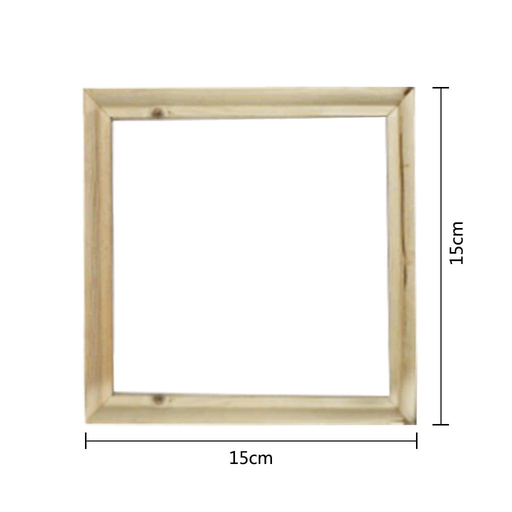 DIY Solid Wood Canvas Frame Kit for Paint by Number&Oil Painting& Painting by Number Wooden Art Frames,Wood Frame For Oil Painting Nature DIY Frame Picture Inner Picture Frame 15*15