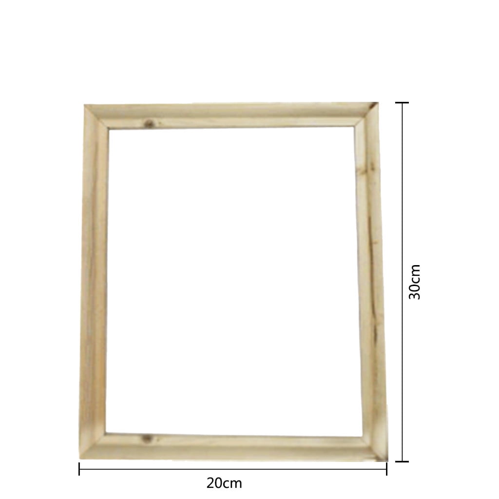 DIY Solid Wood Canvas Frame Kit for Paint by Number&Oil Painting& Painting by Number Wooden Art Frames,Wood Frame For Oil Painting Nature DIY Frame Picture Inner Picture Frame 20*30
